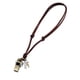 thumbnail image 2 of Collar de Cadena Ajustable de material cuero color con Colgante de Cruz de Silbato de Aleación de Bronce para Mujeres Hombres Fernando Collar con colgante de silbato, 2 of 6