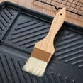 thumbnail image 2 of Pawsdot Wool Bbq Brush, Light Yellow, Wooden Handle, Easy to Clean, for Cooking 1Pc, 2 of 8
