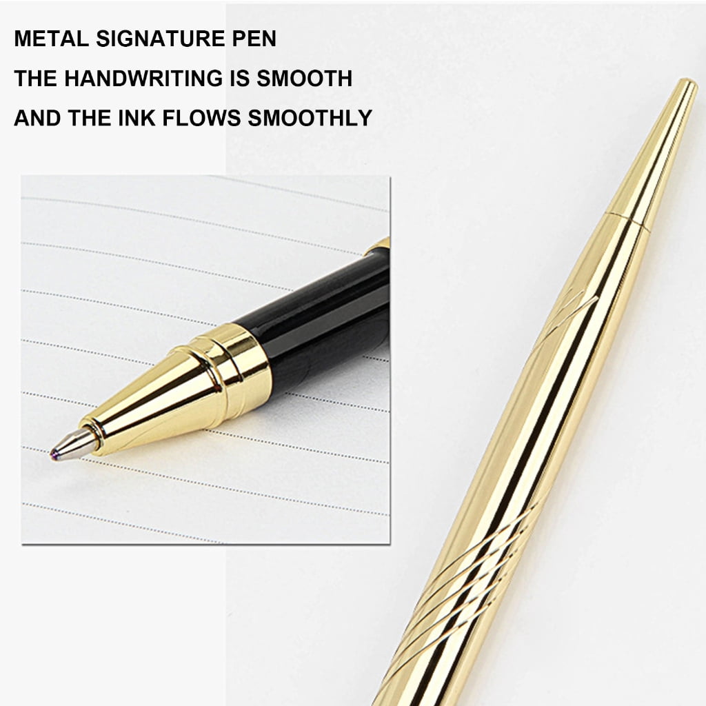 Necvior 5 Pcs Counter Service Pen with Base Ballpoint Pen Reception Pen for Bank Wedding