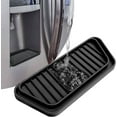 thumbnail image 1 of KindGa Refrigerator Drip Catcher Tray,Protector Ice and Water Dispenser Pan,Fridge Spills Water Pad Catch Basin for Drainage 2 Pack (Rectangular,Grey)_Gift Of G, 1 of 4
