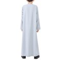 thumbnail image 6 of EnJoCho Kids Arabic Thobes Musli𝗆 Thobe Long Sleeve Kaftan Islami𝖼 Prayer Dress Ramadan Eid Outfit Traditional 𝖢ostume Celebration Robe, 6 of 9