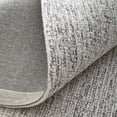 thumbnail image 5 of Feizy Freemont Modern Distressed, Gray, 1'6" x 1'6" Swatch Handmade Stain Resistant Kid Friendly Industrial Solid Floor Rug for Living room Bedroom, 5 of 9