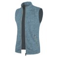 thumbnail image 5 of JNGSA Mens Full Zip Up Sweater Vests Knitted Cardigan Slim Fit Casual Warm Sleeveless Outerwear Big & Tall Size, 5 of 5