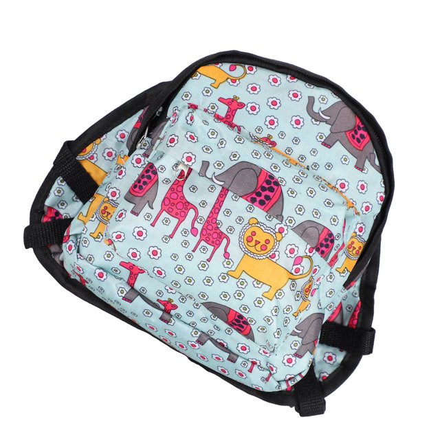 Multifunction Zipper Design Portable Pet Backpack, Pet Dog Backpack, Large Capacity For Pet Dog Blue Animal With Strap L