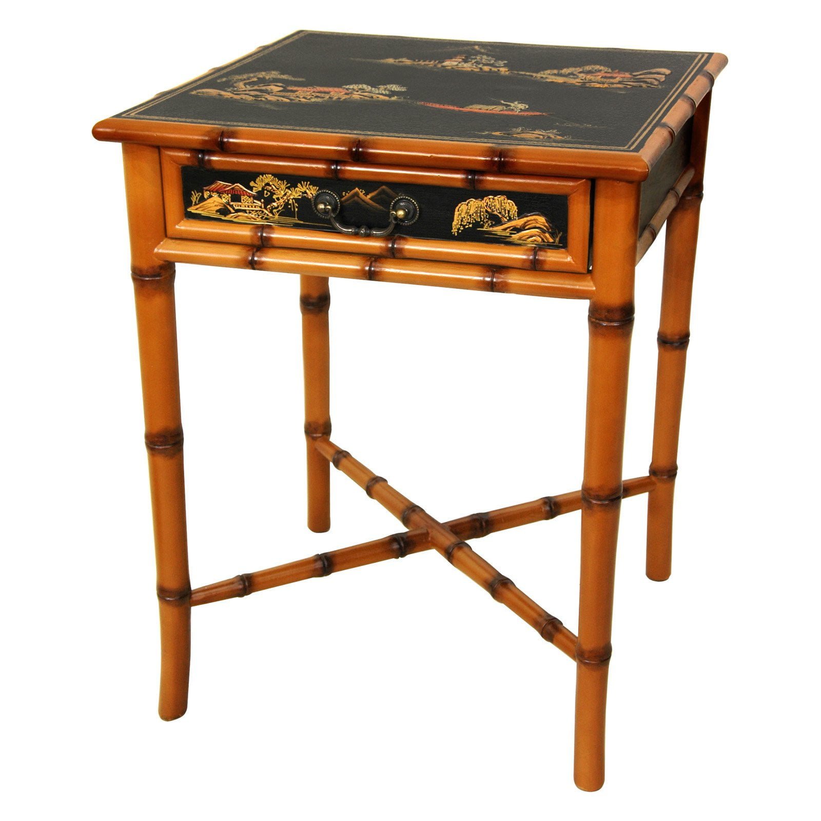 Oriental Furniture Ching End Table