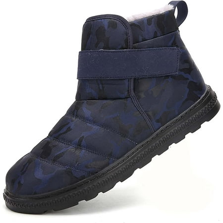 

Winter Snow Ankle Boots Fur Lining Waterproof Outdoor Slip On Booties Sneakers for Women and Men