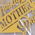 thumbnail image 4 of Eease Mother's Day Cupcake Toppers Golden Glitter Picks 10Pcs, 4 of 5