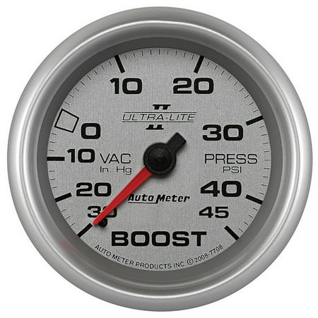 Mechanical Boost Controller - Auto Meter 7708 Boost / Turbo - 30 IN HG/45 PSI - Mechanical - Ultra-Lite II
