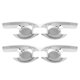 thumbnail image 1 of Lot de 4 poignées de porte de voiture chromées pour ISUZU DMAX (2012-2015), 1 of 4