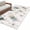 Blue, fruit green, beige, variant on Colorful Diamond 2'x6' Runner Rugs for Hallway Kitchen Bedside Non Slip Washable, Modern Geometric Middle Century White Entryway Rug Runners with Rubber Backing, Long Carpet Runner for Laundry Room