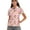 Corgi Heart Shaped Balloon and Paw Print, variant on COEQINE Women Short Sleeve Golf Shirts Moisture Wicking 1/4 Zip Golf Tops Corgi Heart Shaped Balloon and Paw Print Pattern Workout Polo Shirts Quick Dry Fit Sportswear for Valentine's Day, XS