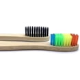thumbnail image 3 of Nuevo Paquete 10 Cepillos de Dientes de Bambú - Biodegradables con Cerdas Suaves Multicolores, 3 of 5