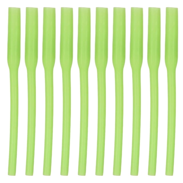 10 Uds pesca noche resplandor tubo herramienta de pesca aparejos de pesca Glow Stick Clip en DIY Verde kusrkot auges anti enredos