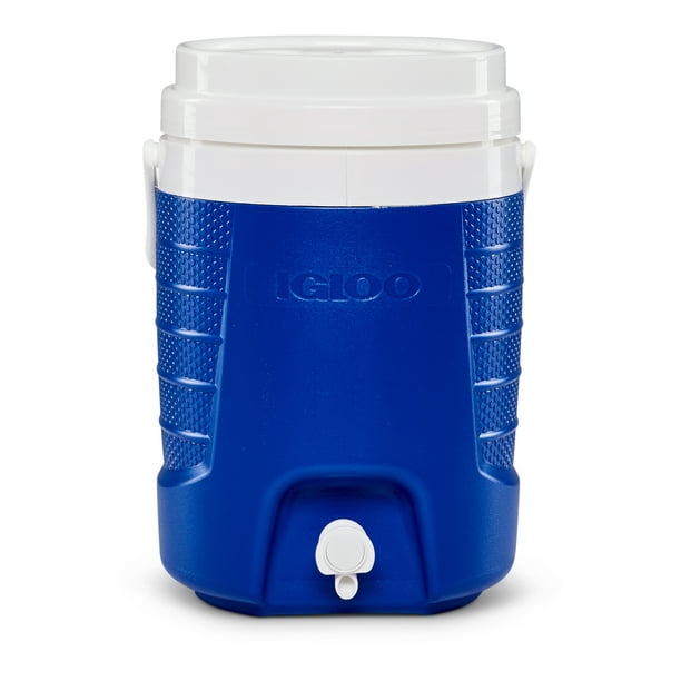 Igloo 2-Gallon Sport Beverage Jug with Hooks - Blue - Walmart.com ...