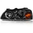 thumbnail image 4 of CCIYU headlights assembly For Hyundai Elantra 2004-2006 With protective coating Black Housing Amber Reflector Clear Lens, 4 of 5