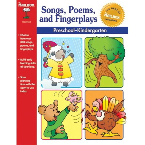 Songs Poems & Fingerplays Gr Pk-k