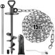 thumbnail image 1 of Cadena SELEWARE de acero inoxidable con forma de amarre para perros, 4,5 m, 1 of 8