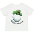 thumbnail image 3 of Inktastic Hello, I'm New Here Cute Baby Turtle Boys or Girls Toddler T-Shirt, 3 of 5