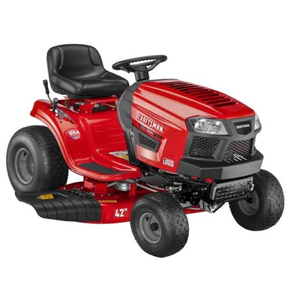 Craftsman 42 in. Riding Lawn Tractor 17HP with Mulching; Red Walmart