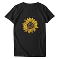 thumbnail image 1 of Birdeem T-Shirt Blouse à Manches Courtes à Col Rond Imprimé pour Femmes Grande Taille, 1 of 7
