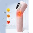 thumbnail image 4 of Relaxing Knee And Leg Massage Wrap Adjustable Heated Massager Pad Electric Knee Warmer For Home Or Office Use Pink, 4 of 5