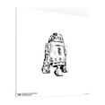 thumbnail image 2 of Gallery Pops Star Wars: Saga - Monochrome R2-D2 Wall Art, Unframed Version, 12" x 12", 2 of 5