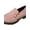Pink, variant on Women's Platform Loafers Shoes with Lug Sole