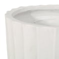 thumbnail image 3 of Gilmanton Cast Stone Outdoor Medium Planter, Antique White, 3 of 6
