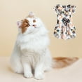 thumbnail image 3 of Dog Dress Puppy Skirt Irregular Geometry Pattern Ruffle Hem Delicate Stitching Summer Small Dog Princess Cosplay Costume for Small Dogs Girl Cat, 3 of 8