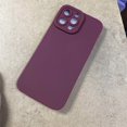 thumbnail image 1 of Funda de teléfono de silicona TPU negra de alta gama a prueba de golpes para Iphone 14, 13, 12 Pro, 11 Pro, Max, X, Xs, XR, 7, 8 Plus, SE, cubierta de lente protectora para hombres Fivean unisex, 1 of 2