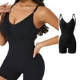 thumbnail image 4 of Yookey Women Slimming Bodysuits Shapewear Tops Tummy Control Body Shaper Spaghetti Strap Camisole Leotards Bodycon Jumpsuit, 4 of 9
