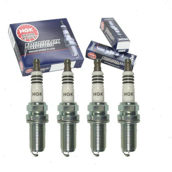 4 pc NGK Iridium IX Spark Plugs compatible with Subaru WRX 2.5L H4 2013-2014