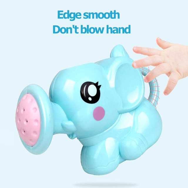 Elefante de dibujos animados bebé ducha infantil olla de agua cuchara Ehuebsd baño niños champú taza juguete de playa