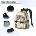 thumbnail image 5 of Picia Cows On The Farm Large Capacity Backpack Classic Style Backpack Casual Backpack Water-Resistant School Work Travel Outdoor Backpack, 5 of 8
