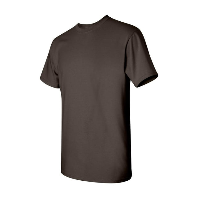 Gildan - T-Shirt en Coton Épais - 5000 - Chocolat Foncé - Taille : L