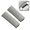 Grey, variant on Universal Car Interior Handle Covers - Soft Comfort Grip Protector Sleeves for Roof Grab Handles & Door Pulls - Anti-Slip & Protective Automotive Interior Accessory - Easy Velcro Installation