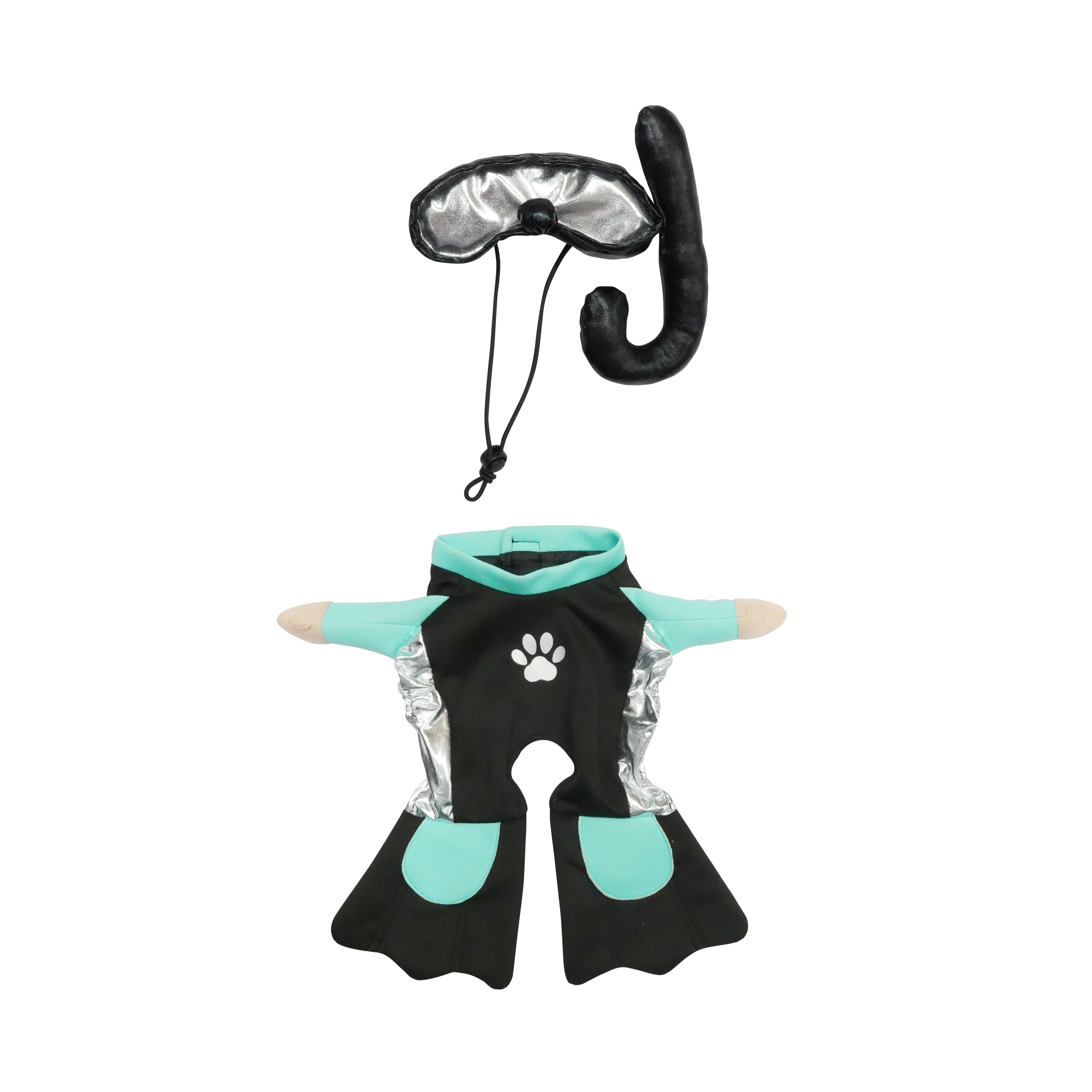 Best Furry Friends Costume for Dogs or Cats, Scuba Diver, Small