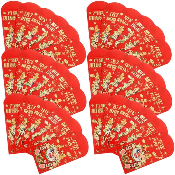 SWETRACE 36Pcs Red Paper Envelopes Chinese New Year present Giving For Family And Business Users