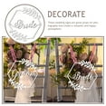 thumbnail image 5 of MLINS  Bride Chair Sign Here Come The and Groom Wedding Decoration Photo Props, 5 of 8