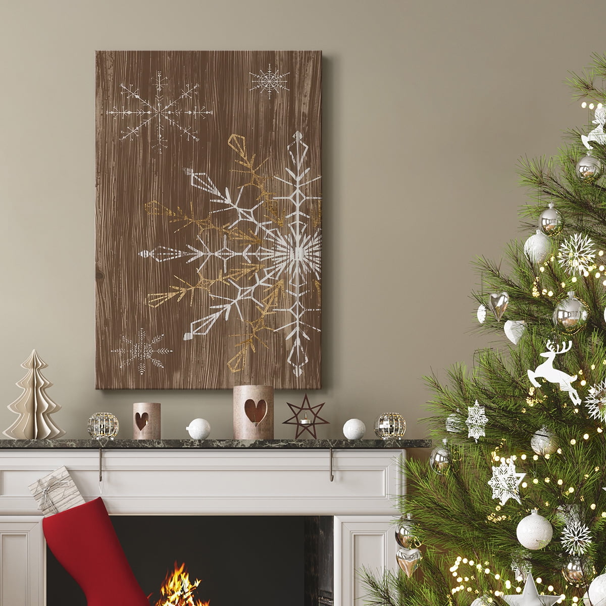 Barnwood Wonderland Collection B- Gallery Wrapped Canvas