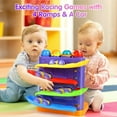 thumbnail image 4 of UUSUOO Toddler Toys for 1 2 3 Years Old Kids,2 In 1 Pound Ball Toy & Car Ramp Race Track,Montessori Toys for 1 Year Old,Early Learning Educational Toys Birthday Gift for Boys Girls, 4 of 7