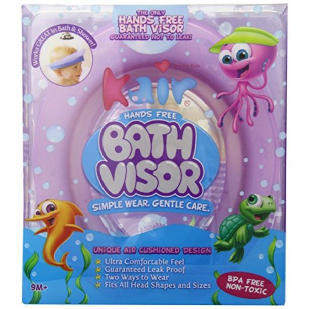 kair air cushioned bath visor, purple