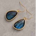 thumbnail image 2 of Labradorite Stone Drop Earrings, 2 of 4