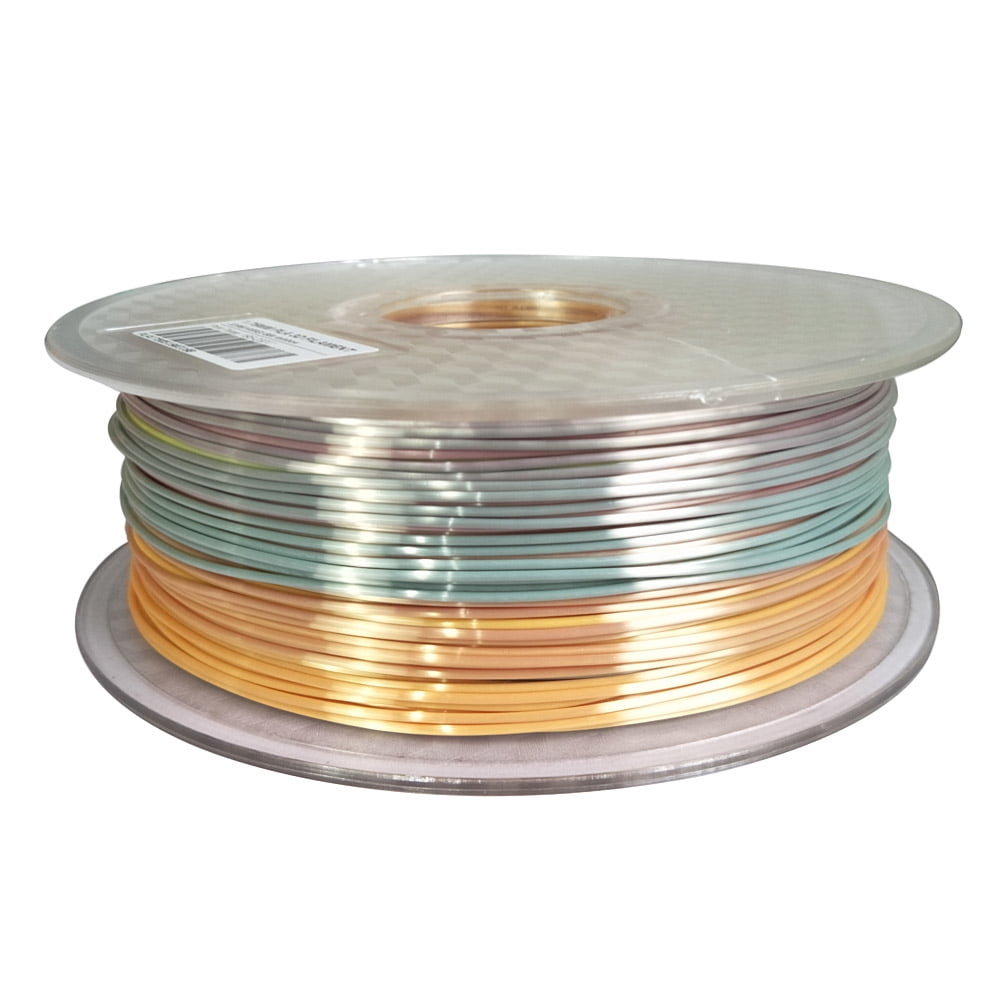 1kg Colorful Silk PLA 3d Printer Filament 1.75mm Printing Materials Multicolor Print Material
