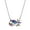 Multicolor, variant on 1928 Jewelry Enameled Perched Bird Pendant Necklace 18
