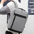 thumbnail image 4 of VBEWZET Unisex Large Capacity Laptop Backpack with USB Charging Port, Multifunctional Business Travel Daypack, Casual Computer Backpack for Men Women Office Commute Grey, 4 of 8