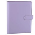 thumbnail image 1 of Carpeta Cuero PU Antner A5, 6 Anillos Agenda Relleno Tamaño A5, Presupuesto y Planificador Personalizable A5 Morado con Cierre de Hebilla Magnética, 1 of 3