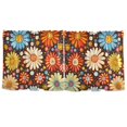 thumbnail image 7 of Yayeee Kitchen Curtains Tier Set of 2 Light Filtering 57"x24" Over Sink Window Panels, Blooming Flowers, 7 of 7