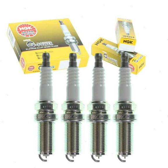 4 pc NGK G-Power Spark Plugs compatible with Toyota Highlander 2.7L L4 2009-2019