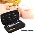 thumbnail image 3 of LED Sewing Hooks,  To Touch LED Knitting Hooks, Proable Crochet Learner Families For Knitting Lover Home Colleagues Travel Crocheting Friends, 3 of 8